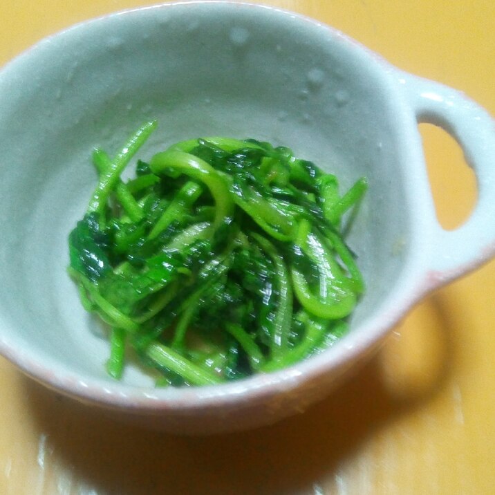 クレソンの青菜炒め